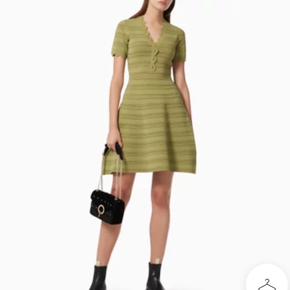 Sandro Fabienne Knit Dress - Picture 2 of 9